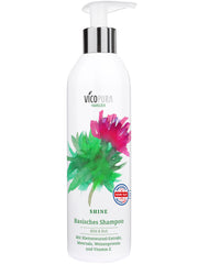 VICOPURA SHINE Basisches Shampoo, sehr sanft, für trockenes, stumpfes Haar für Glanz und Kämmbarkeit, mit Klettenwurzelextrakt