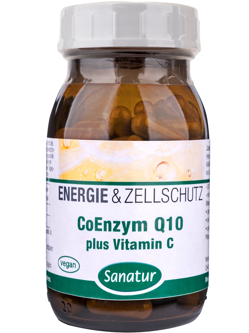 CoEnzym Q10 (Ubichinon) plus Vitamin C, mit Premium Q10 aus dem Hause Kaneka